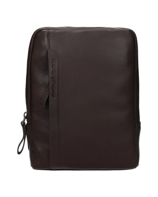Piquadro Black Cross Body Messenger for men