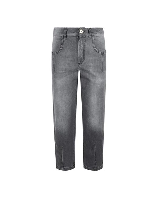 Eleventy Rechte Jeans in het Gray