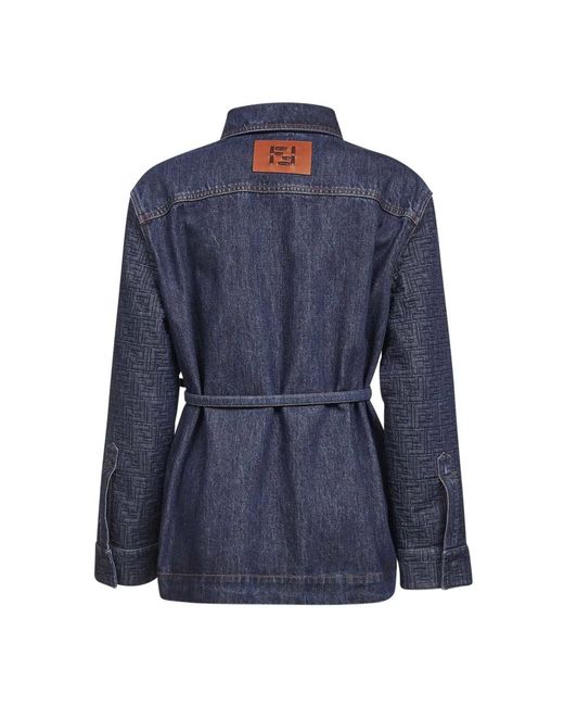 Fendi Blue Denim Jackets
