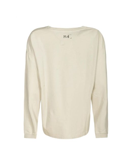 Maison Margiela Long Sleeve Tops in het Natural