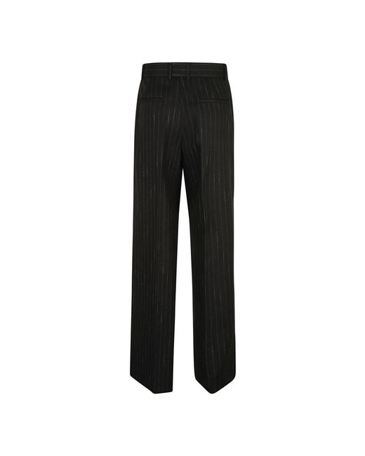 Trousers > wide trousers MSGM en coloris Black
