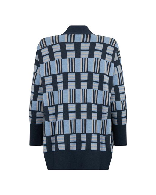 Moorer Simona Cardigan in het Blue