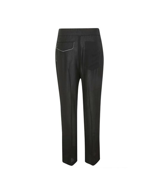 Victoria Beckham Black Slim-Fit Trousers