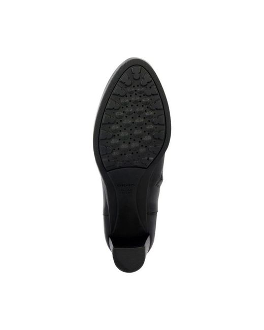 Geox Black Heeled Boots
