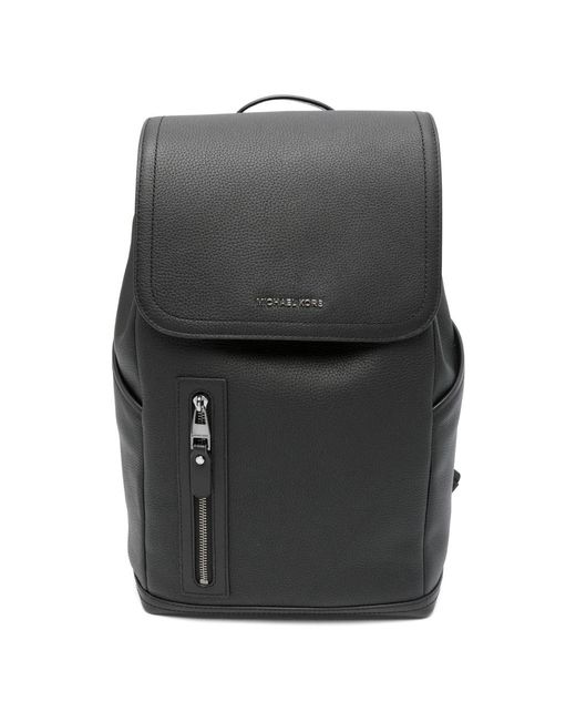 Michael Kors Casual schwarzer leder rucksack in Gray für Herren