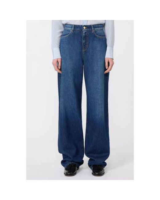 Max Mara Blue Loose Fit Jeans