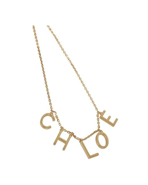 Necklaces Chloé de color Metallic