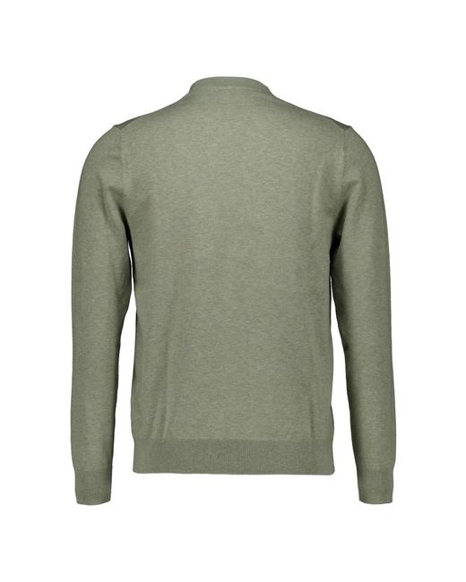 Profuomo Green Round-Neck Knitwear for men