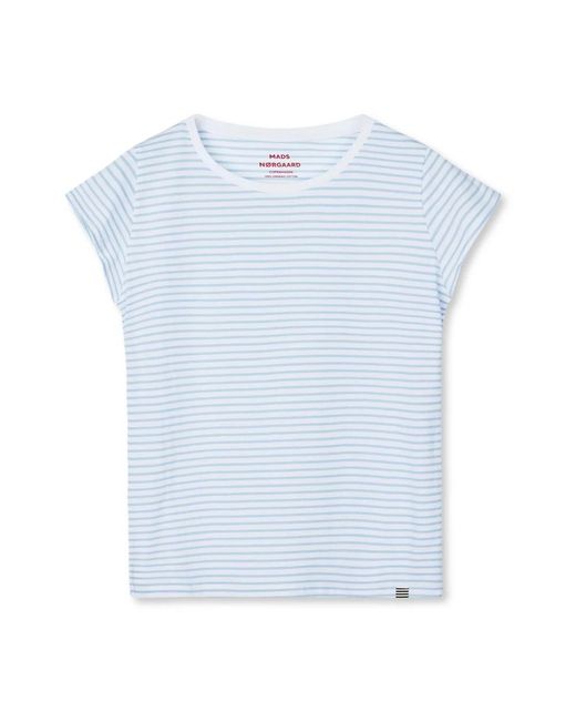 T-Shirts Mads Nørgaard de color Blue