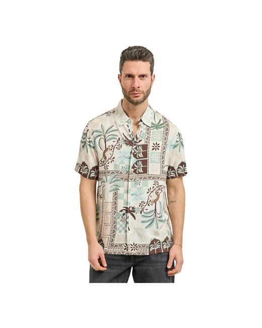 Guess Multicolor Short Sleeve Shirts for men