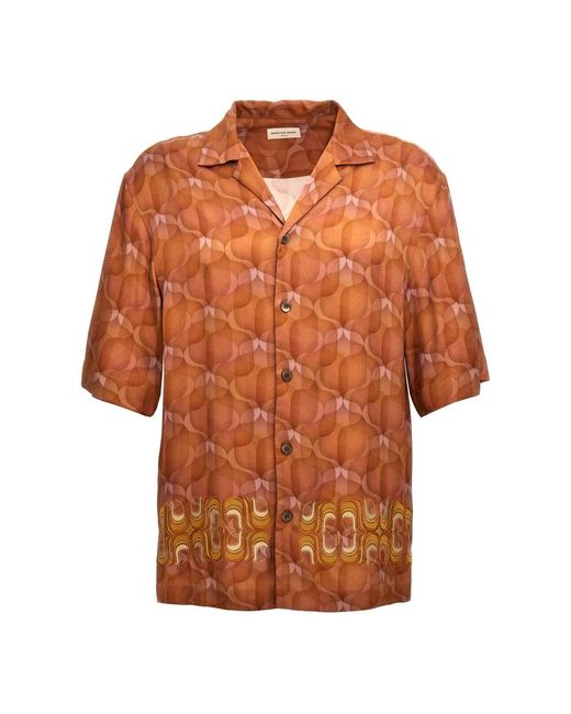 Dries Van Noten Cassiemb Shirt in het Orange voor heren