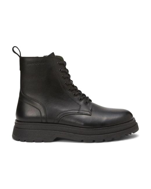 Black casual closed booties Boots Marc O'polo pour homme | Lyst