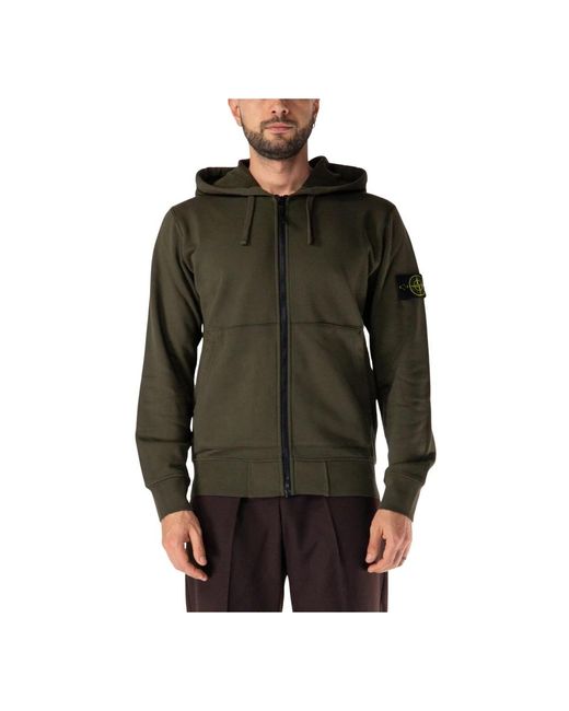 Stone Island Zip-Throughs in het Green voor heren