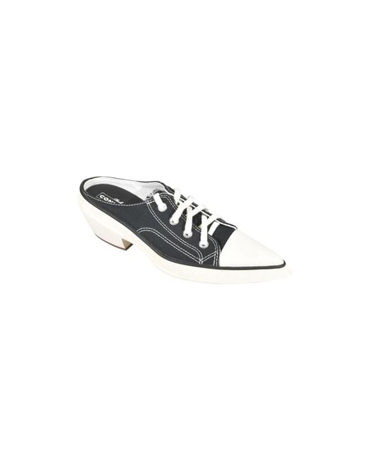 Converse Black Heeled Mules