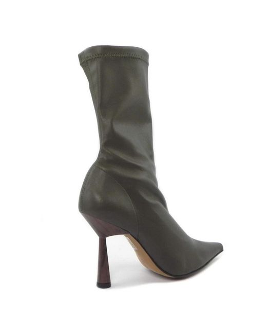 Angel Alarcon Green Heeled Boots