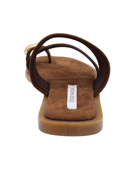 Steve Madden Brown Sliders
