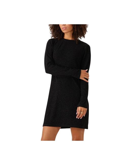 Object Kleedjes ,Zwart ,Nylon Objfilipa L/S Re Korte Jurk in het Black