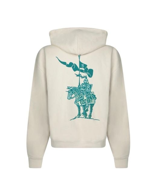 パーカー・フーディ BURBERRY Men Sweatshirts 8102453 SP25 MW SI C1408 WHITE Burberry Monogram motif white cotton Hoodie - White - Men