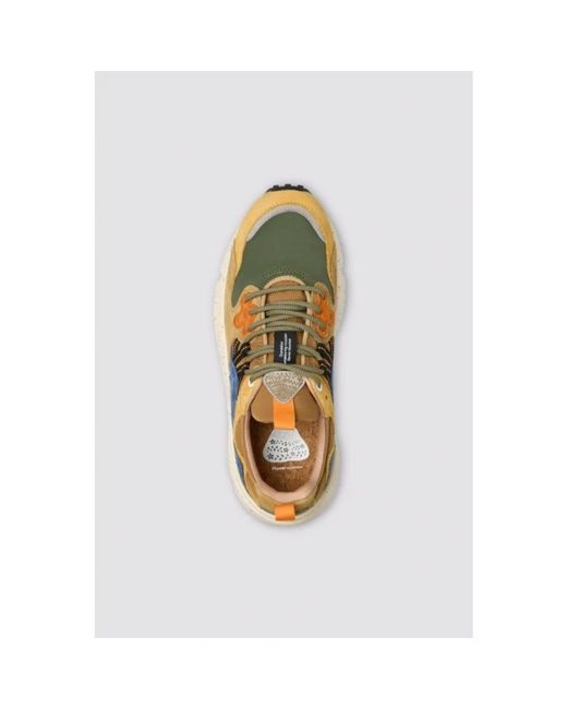 Flower Mountain Metallic Sneakers for men