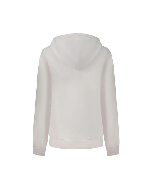 Fila Hoodies & Sweatvesten ,Wit ,Katoen Lierna Hoodie in het Gray