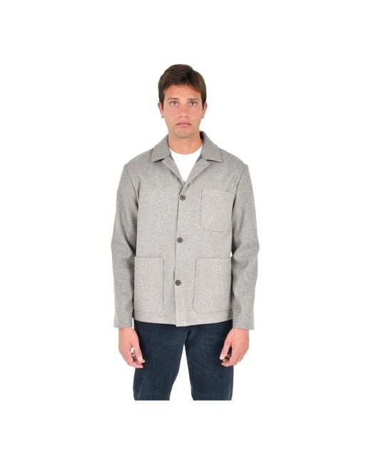 Drumohr Gray Light Jackets for men