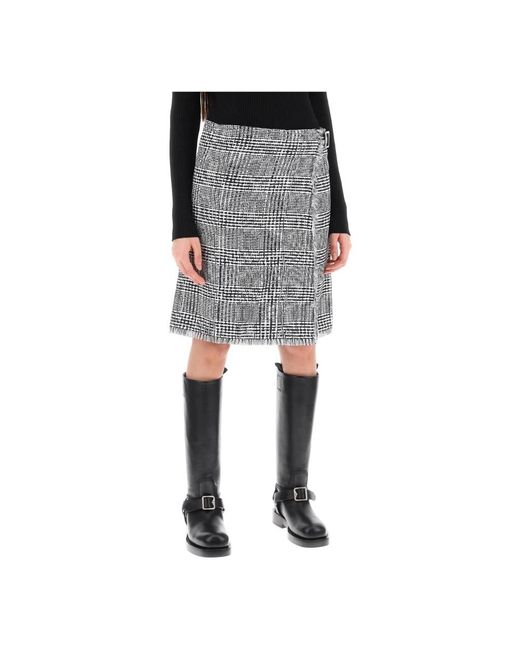 Burberry Black Midi Skirts