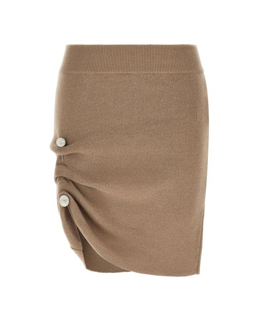 GIUSEPPE DI MORABITO Brown Short Skirts