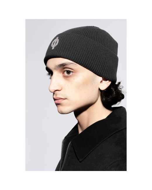Samsøe & Samsøe Logo Beanie in Black für Herren