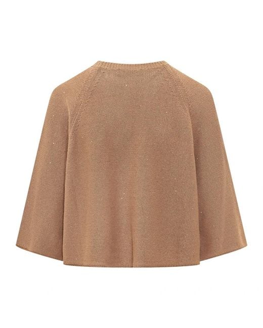 Fabiana Filippi Brown Round-Neck Knitwear