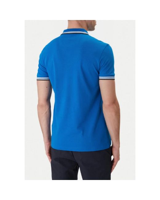 Guess Paddy Polo in het Blue voor heren