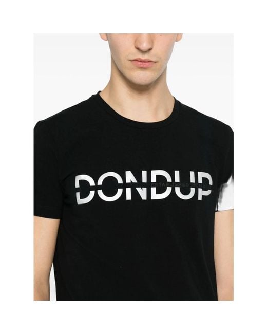 Dondup Black T-Shirts for men