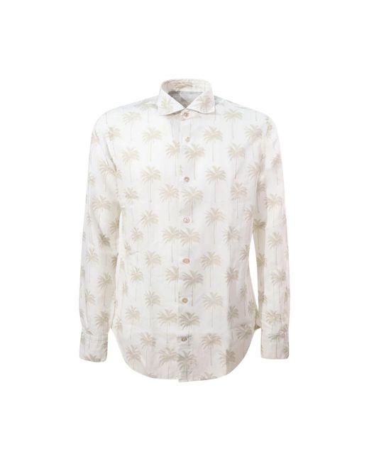 Eleventy White Casual Shirts for men