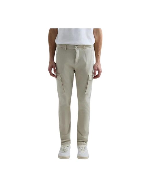 Replay Gray Slim-Fit Trousers for men
