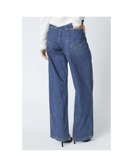 co'couture Blue Wide Jeans