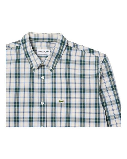 Lacoste Blue Casual Shirts for men