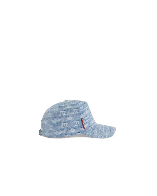 DSquared² Baseball Cap Denim D2 in Blue für Herren