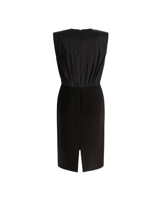 Max Mara Kleedjes ,Zwart ,Zwarte Jurk Elegante Stijl in het Black