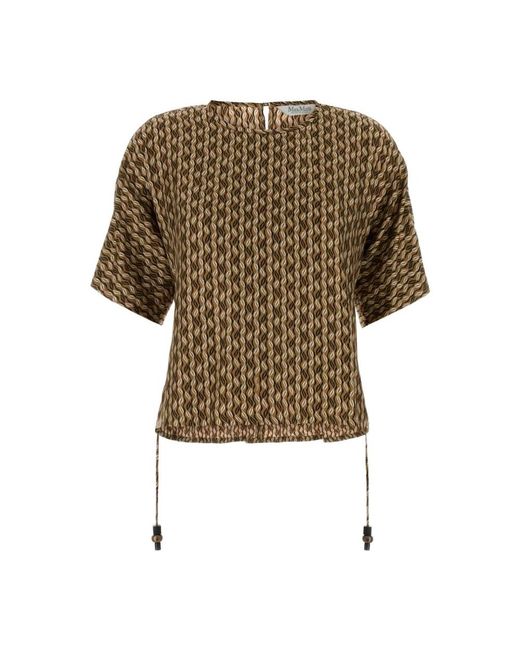 Blouses Max Mara de color Natural