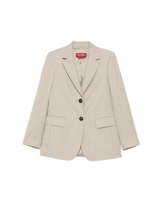 Max Mara Natural Blazers