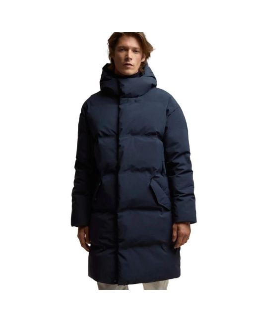 Ecoalf Jassen ,Blauw ,Polyester Ozonalf Jacket in het Blue voor heren
