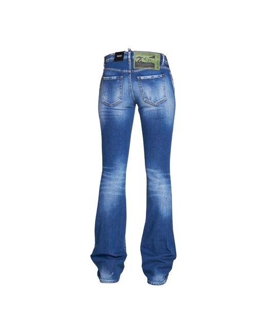 DSquared² Blue Flared Jeans