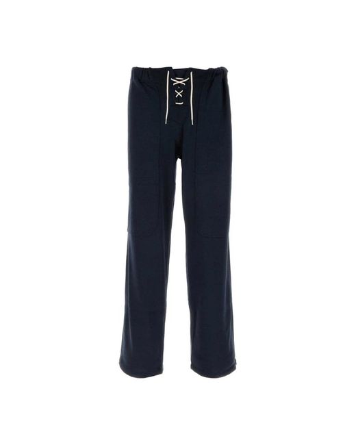 Straight Trousers di Bode in Blue da Uomo