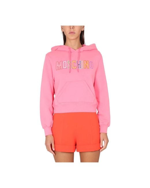Moschino Pink Hoodies