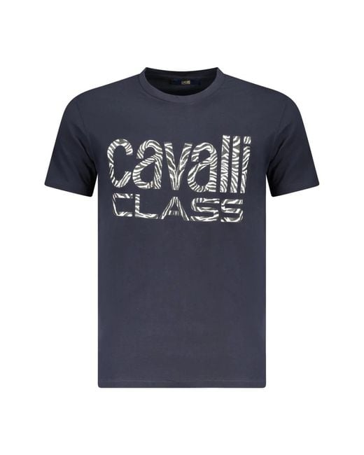 Roberto Cavalli Blue T-Shirts for men