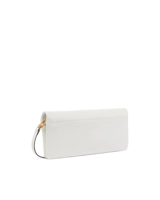 Pinko White Clutches