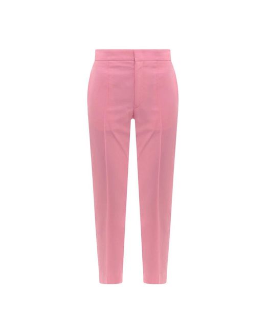 Isabel Marant Pink Slim-Fit Trousers