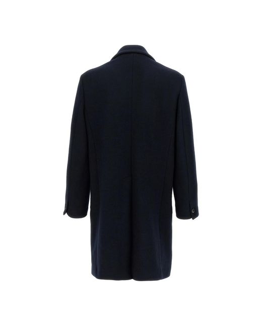 Barena Blue Single-Breasted Coats for men