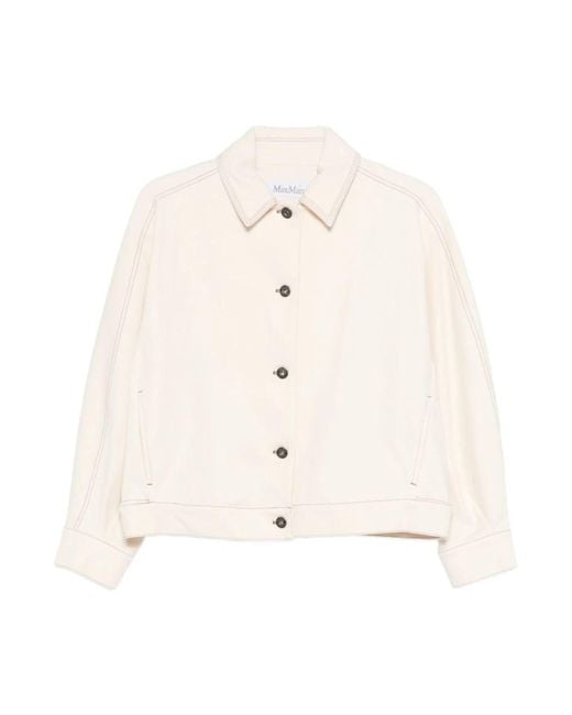 Max Mara Natural Denim Jackets