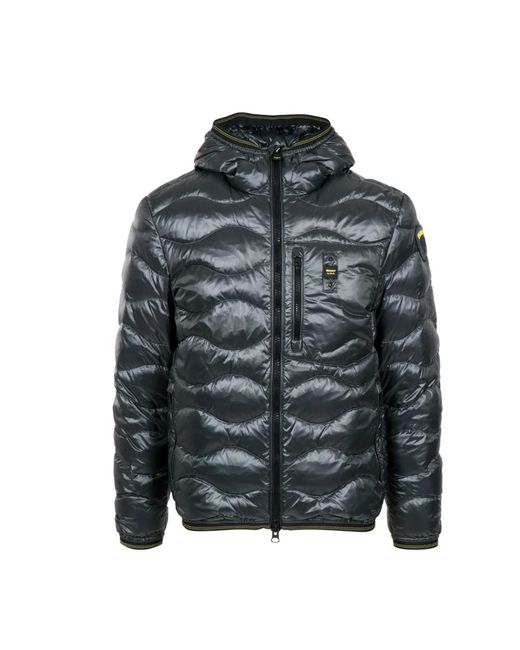 Down Jackets Blauer pour homme en coloris Gray