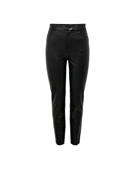 ONLY Black Slim-Fit Trousers